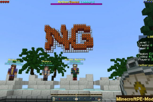 Hypixel Like Server For Minecraft Bedrock Edition