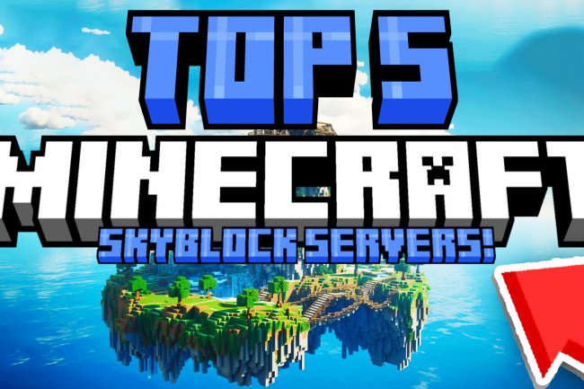 TOP 5 MINECRAFT SKYBLOCK SERVERS! *2023* | 1.8/1.19/1.20+ (BEDROCK/JAVA SERVERS)