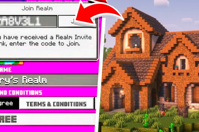 REALM SMP CODE For Minecraft Bedrock 1.20!