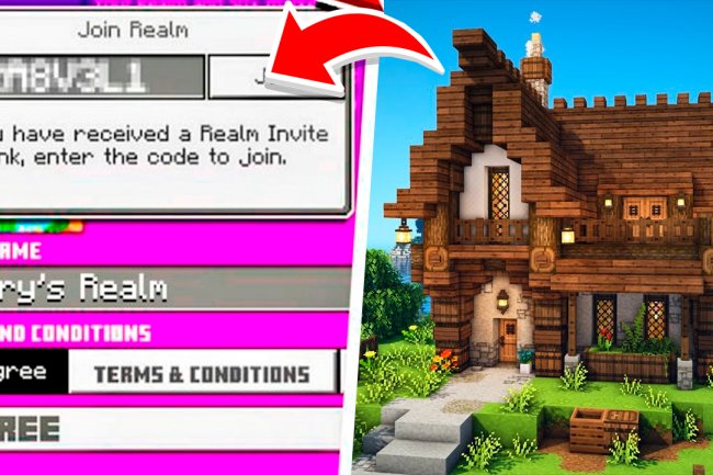 Best REALM SMP CODE For Minecraft Bedrock 1.20!