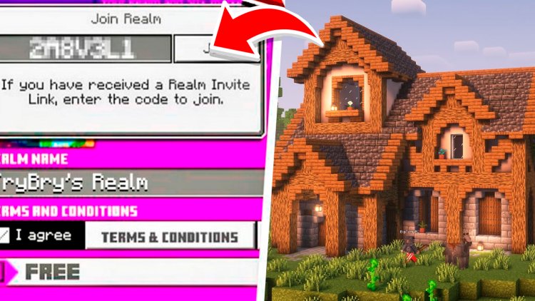 REALM SMP CODE For Minecraft Bedrock 1.20!