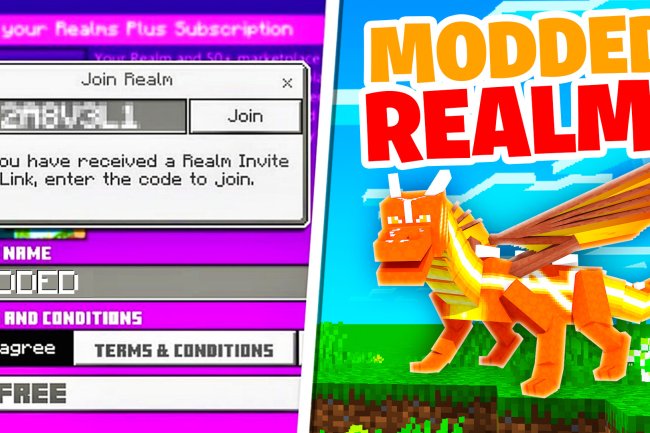 *NEW* MODDED Realm For MCPE 1.20+ (REALM CODE) | Minecraft Bedrock Edition 2024