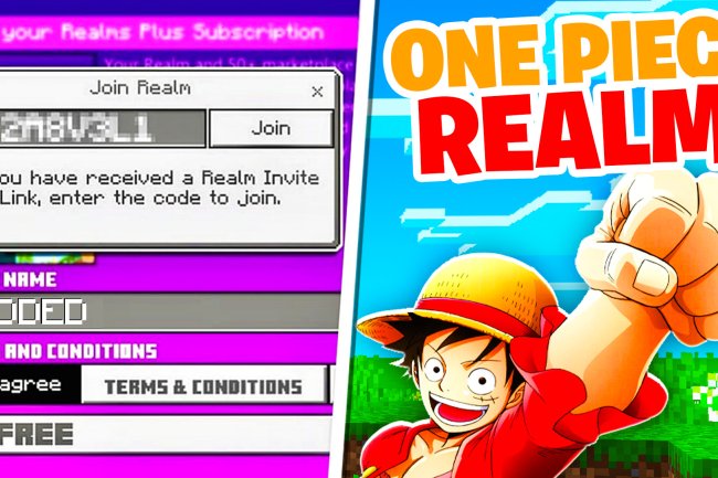 ONE PIECE Realm For MCPE 1.20+ (REALM CODE) | Minecraft Bedrock Edition