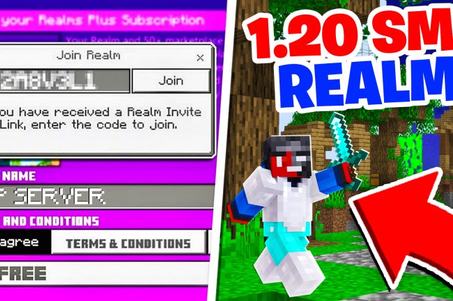 BEST #1 *SMP* Realm For MCPE 1.20 (REALM CODE) | Minecraft Bedrock Edition