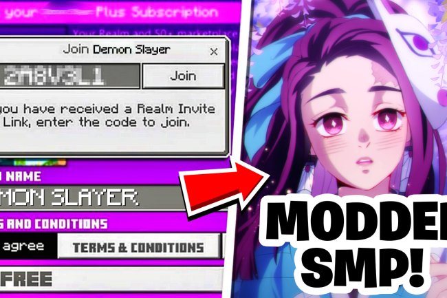 BEST *MODDED SMP* Realm For MCPE 1.20 (REALM CODE) | Minecraft Bedrock Edition