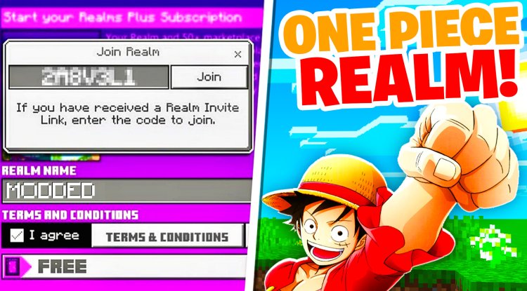 ONE PIECE Realm For MCPE 1.20+ (REALM CODE) | Minecraft Bedrock Edition ...