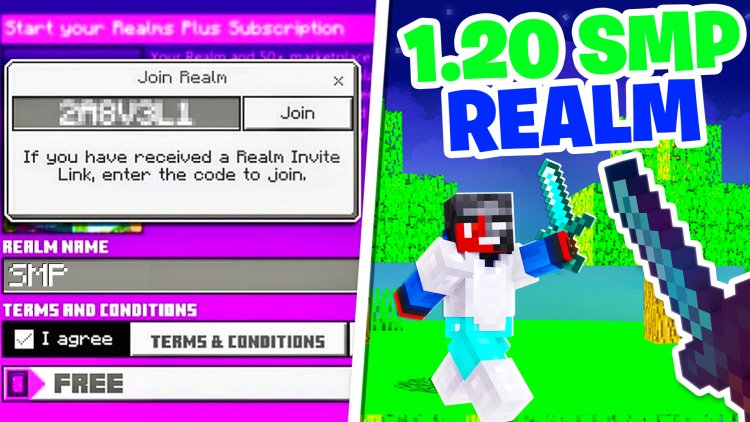 NEW *SMP* Realm For MCPE 1.20 (REALM CODE) | Minecraft Bedrock Edition