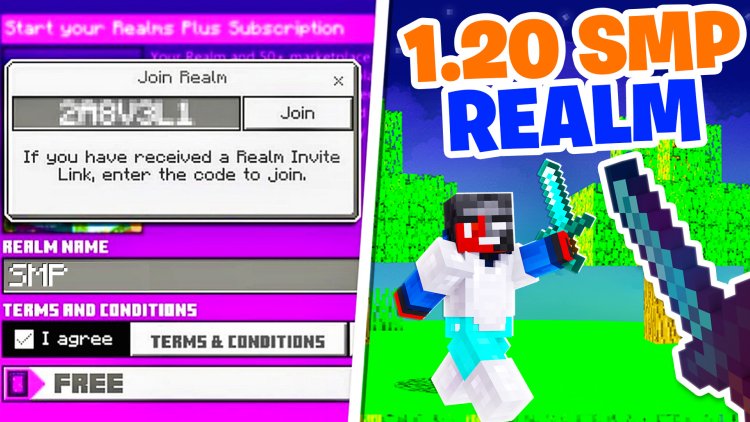 BEST *SMP* Realm For MCPE 1.20 (REALM CODE) | Minecraft Bedrock Edition