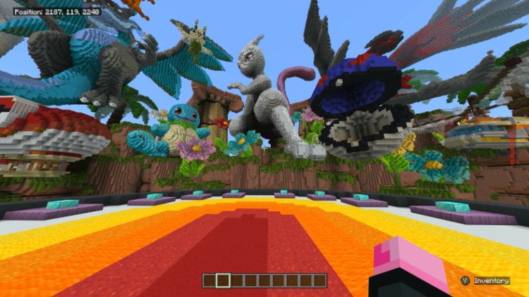 MINEMON MCPE #1 Pokemon Server For Bedrock Edition