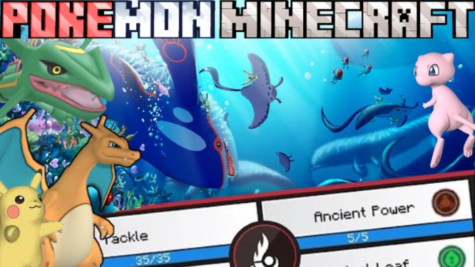 MINEMON MCPE #1 Pokemon Server For Bedrock Edition