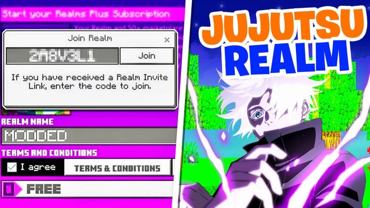 BEST *MODDED* JUJUTSU KAISEN REALM 1.21 [REALM CODE]