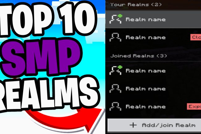 Top 10 BEST Realms SMP For Minecraft Bedrock 1.21 - REALM CODES Included!