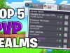 Top 5 PvP Realms SMP for Minecraft Bedrock 1.21 in 2025