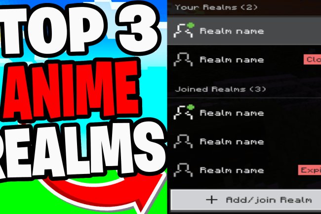 Top 3 Anime Realms For Minecraft Bedrock Edition (2026)