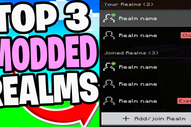 Top 3 Modded Realms For Minecraft Bedrock Edition (2026)